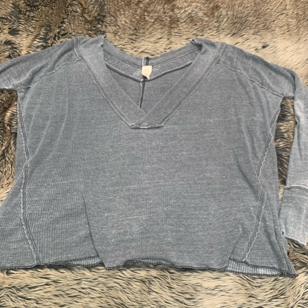 Free People We The Free V-neck Thermal long sleeve size S